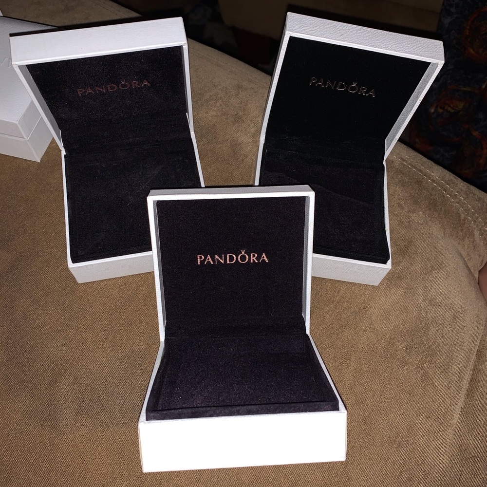 3 pandora bracelet boxes